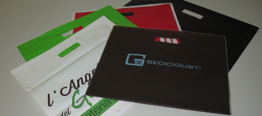 Shoppers plastica personalizzate